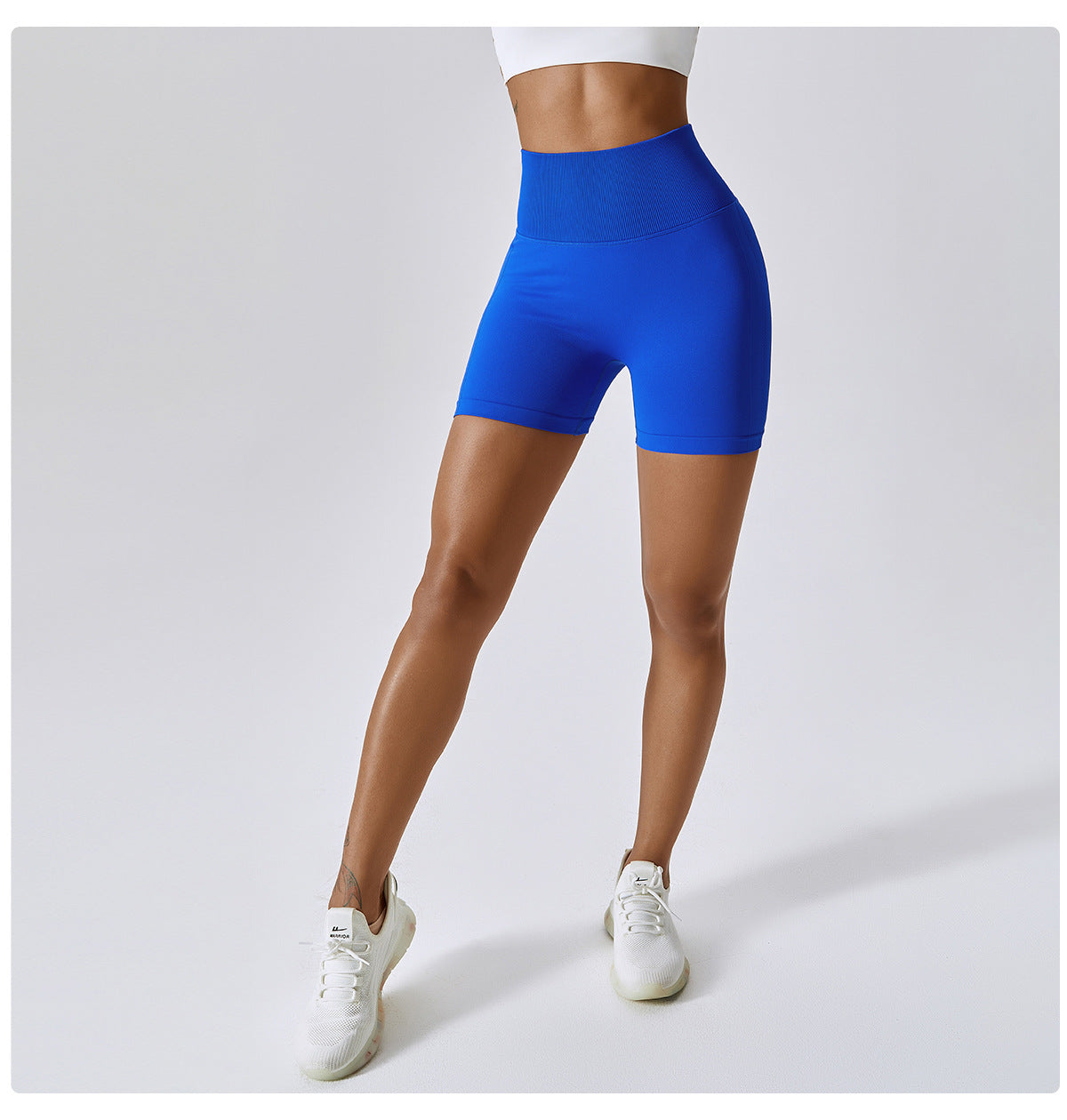 Shorts Push Up Metalic Blue