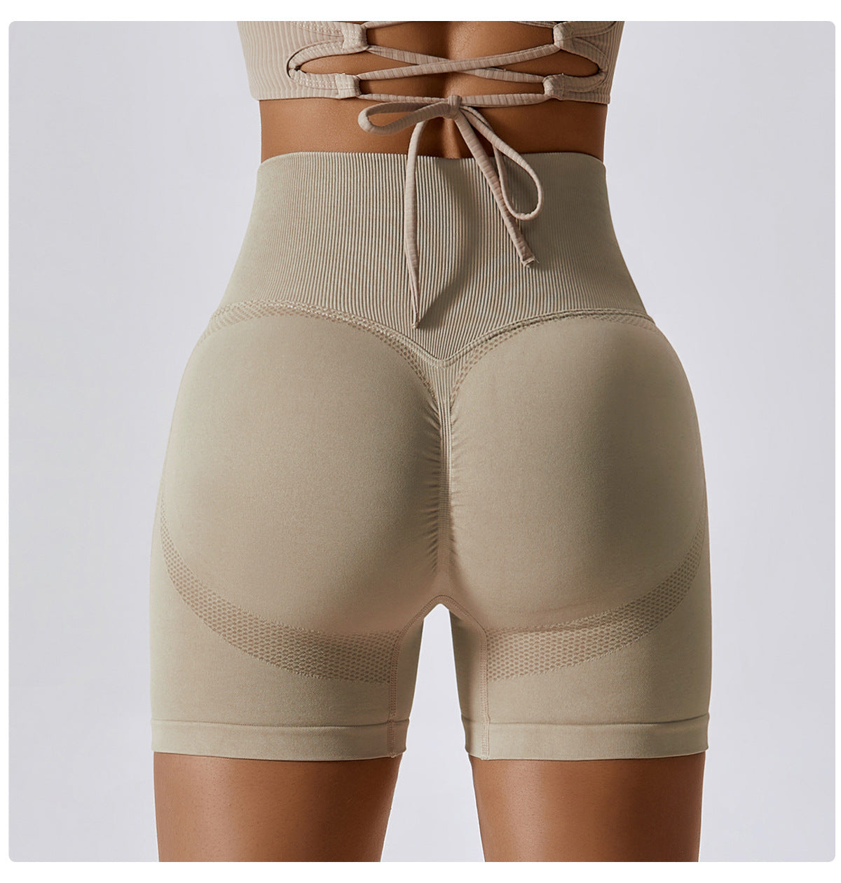 Shorts Push Up Beige