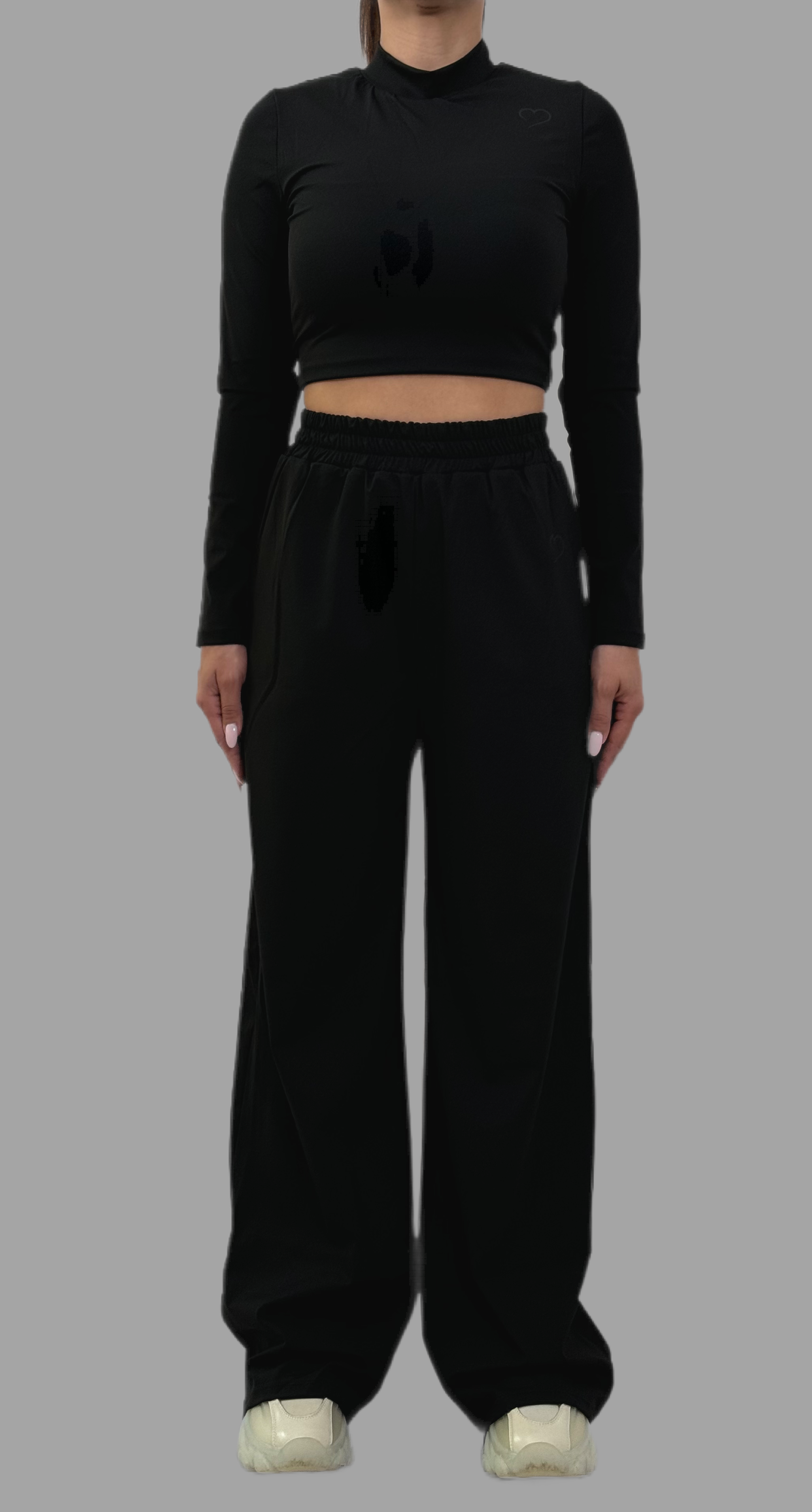 Black Push Up Tracksuit