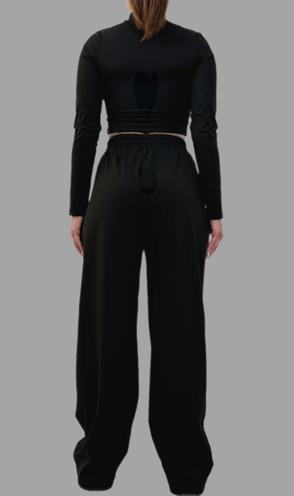 Black Push Up Tracksuit