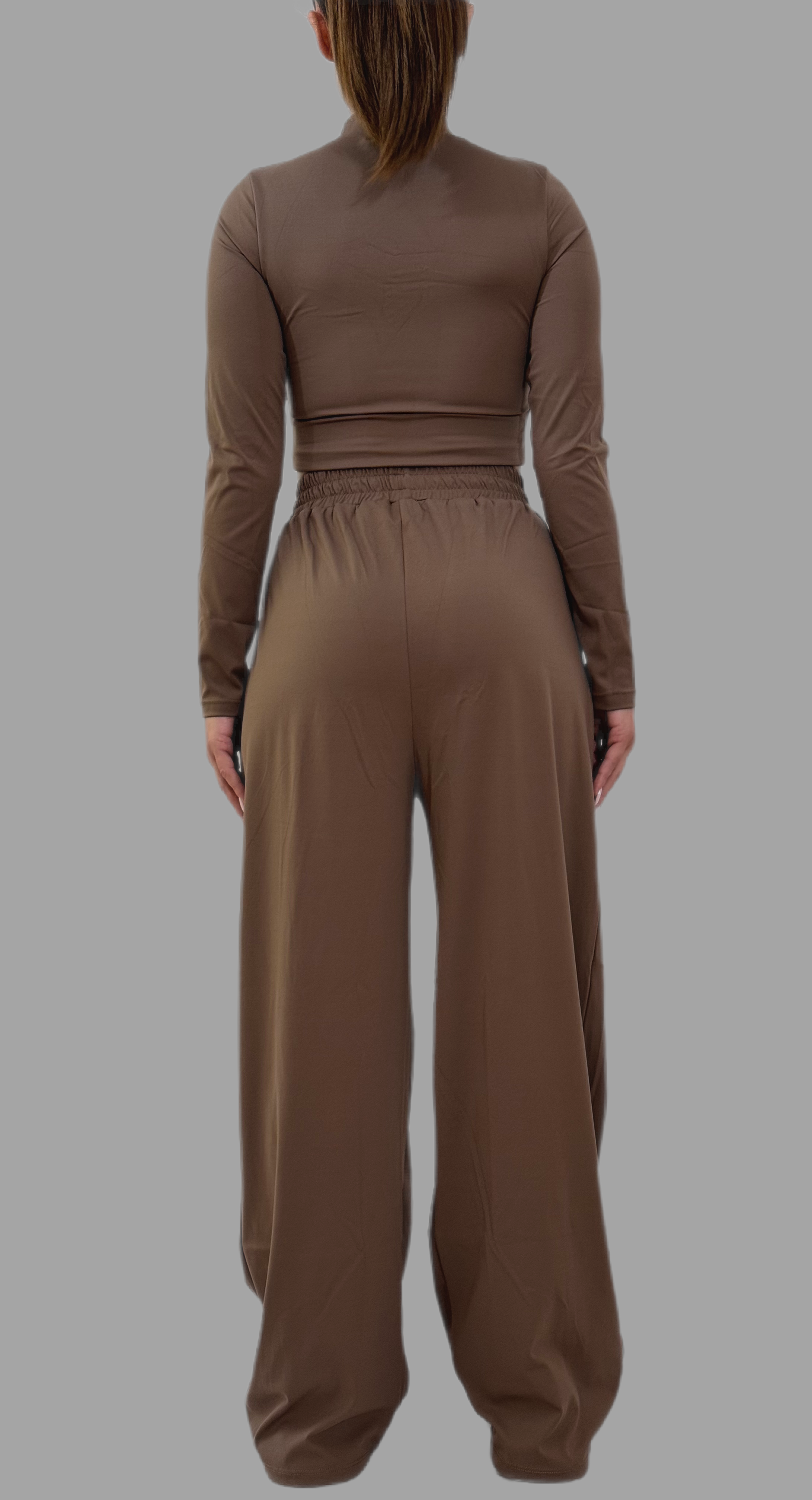 Brown Push Up Tracksuit
