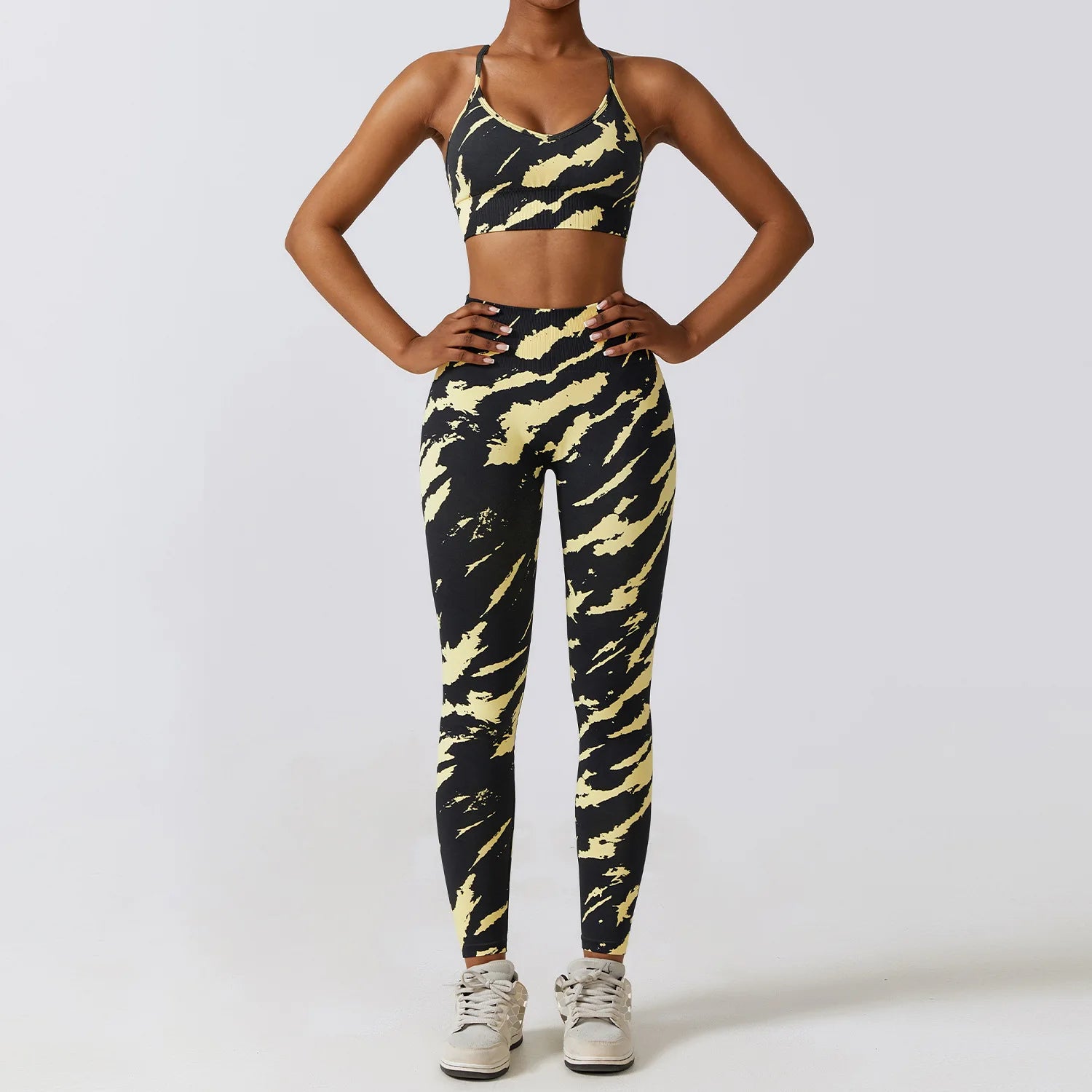 Yellow Camo Leggings