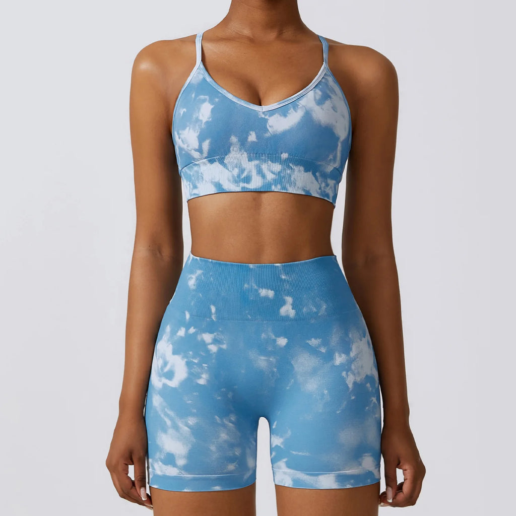 Blue Camo Shorts