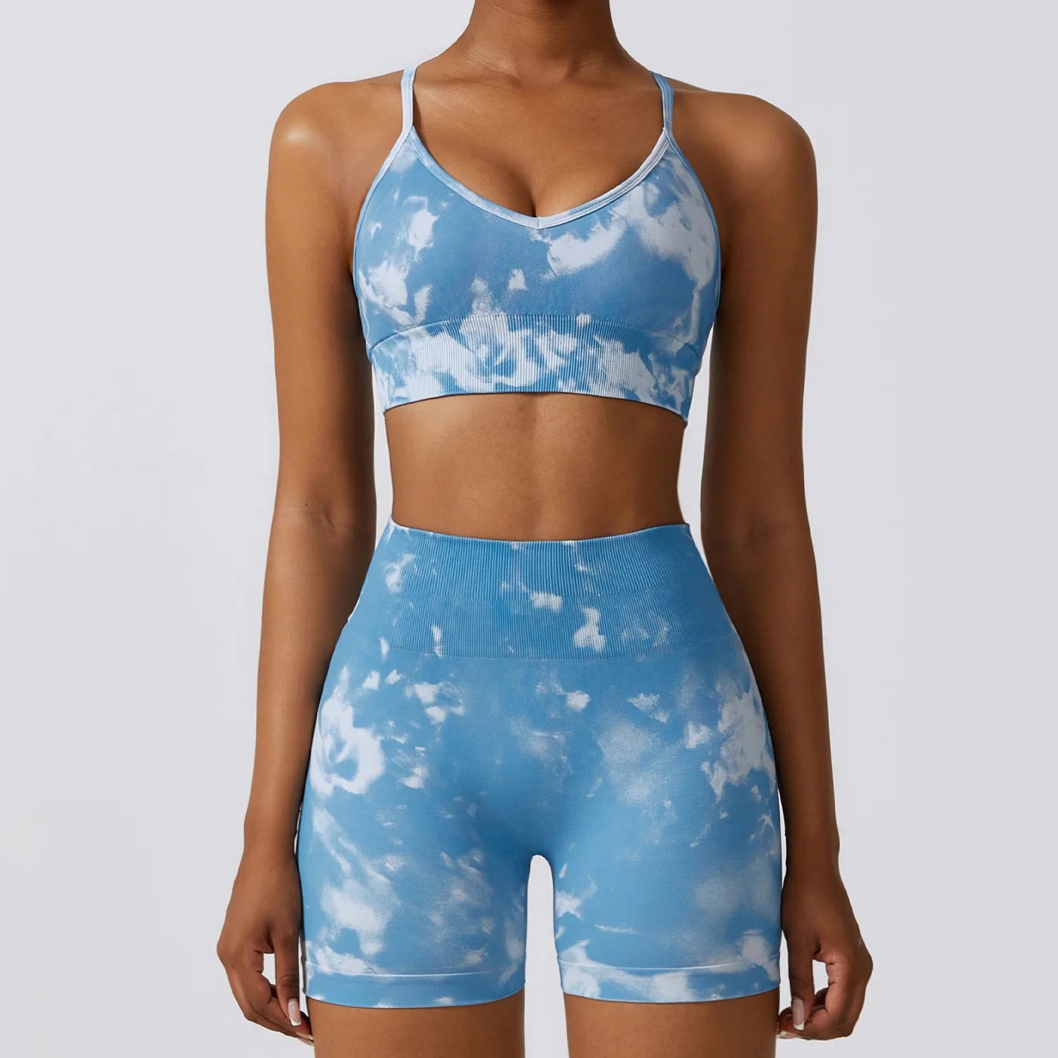 Blue Camo Shorts