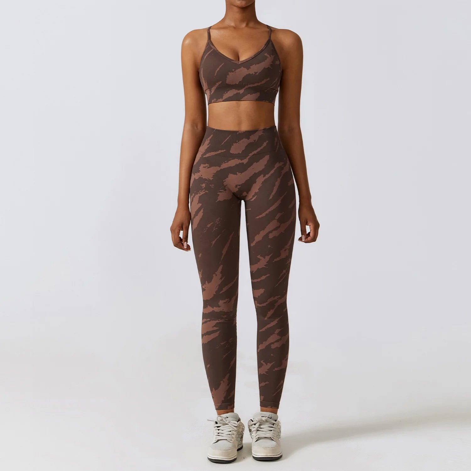 Brown  Camo Leggings